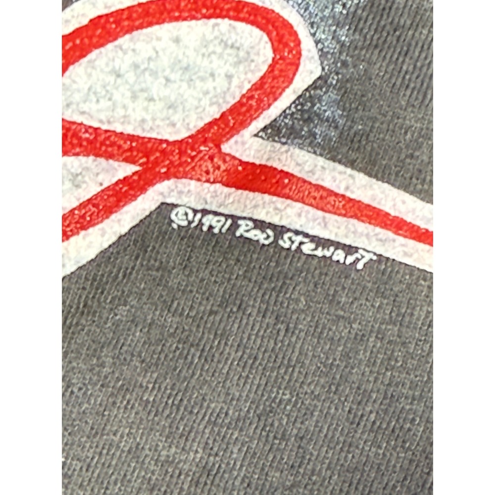 Hanes Rod Stewart Vagabond Heart Tour 1991-92 Graphic T-Shirt L‎ - Picture 2 of 7